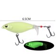 thumbnail image 3 of 6,5 cm 6g cebo de pesca duro Artificial Topwater Spin Pencil señuelos (luminoso), 3 of 7