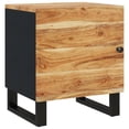 thumbnail image 1 of Mesita de noche VidaXL de madera maciza de acacia negra industrial, 1 of 9