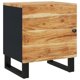 thumbnail image 1 of Mesita de noche VidaXL de madera maciza de acacia negra industrial, 1 of 9