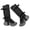 Black, variant on Riousery Snake Gaiters for Hiking Lightweight Breathable Snake Proof Leg Sleeves Adjustable Bite Proof Boots for Men Women, Camouflage