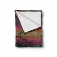 thumbnail image 2 of Ethnic Soft Flannel Fleece Throw Blanket, Abstract Geometrical Cultural Tribal Triangles on Colorful Stripes Folk Pattern, Cozy Plush for Indoor and Outdoor Use, 60" x 80", Multicolor, by Ambesonne, 2 of 6