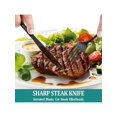 thumbnail image 2 of 24 Pieces Flatware Set, Caliamary Stainless Steel Flatware Set With Silverware Holder Spoons Forks Knives,Utensils Set Service For 6,Gold Mirror Polis, 2 of 5