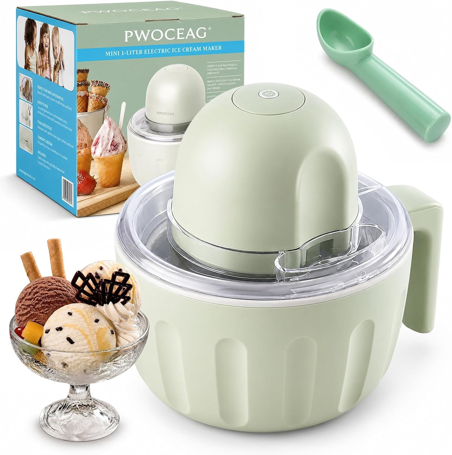 Iscream Homemade Electric Ice Cream Maker | Soft Serve Machine for