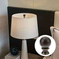 STOBOK Classic Lamp Shade Caps Decorative Knob Iron 2Pcs Coffee