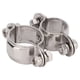 thumbnail image 3 of Ouitble Abrazadera giratoria Marina, Abrazadera giratoria 360 ° Acero Inoxidable de Grado Marino 316 Accesorios para Barcos de Pesca de Yates 25 mm x 31,7 mm, 3 of 14