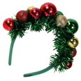 thumbnail image 2 of Christmas Headband Christmas Ball Headpiece Xmas Hair Hoop Party Favor Decor, 2 of 2