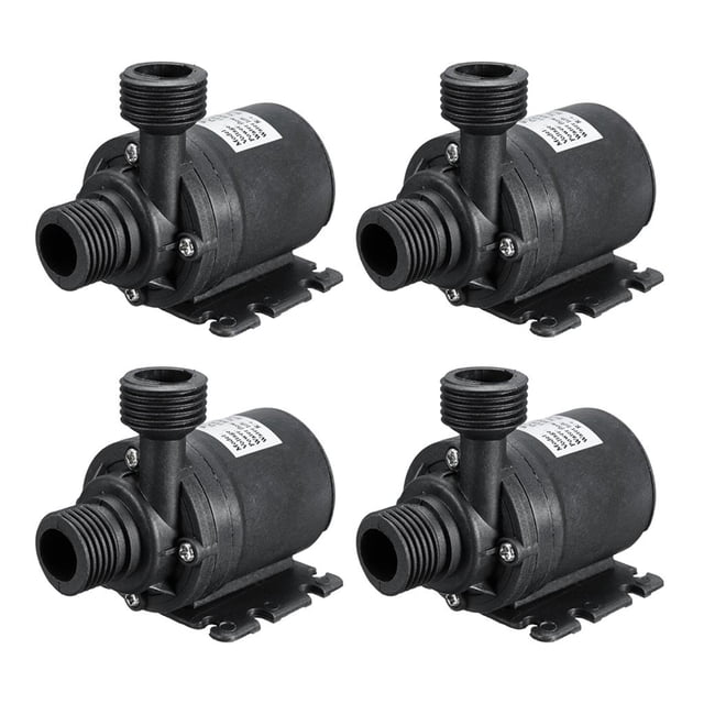 Mini Bomba De Agua Sumergible Silenciosa 4pcs DC12V Motor Sin Escobillas 800L / H Cola Minibomba sumergible