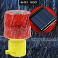 thumbnail image 5 of Clearance! LED Solar Powered Warning Lights Flash Strobe Beacon Barricade Lamp Light E4U1, 5 of 8