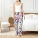 thumbnail image 4 of Fotbe Colorful Watercolor Dots Pantalones de Pijama para Mujer, Pantalones de Dormir, Pantalones Pj con Cordón y Bolsillos-Medium, 4 of 6