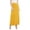 Mustard, variant on Women's Casual Foldable Waist Comfy Loose Fit Solid Maxi Skirt S-3XL