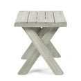 thumbnail image 5 of Noble House Esmeralda Farmhouse Indoor Acacia Wood Side Table in Light Gray, 5 of 11