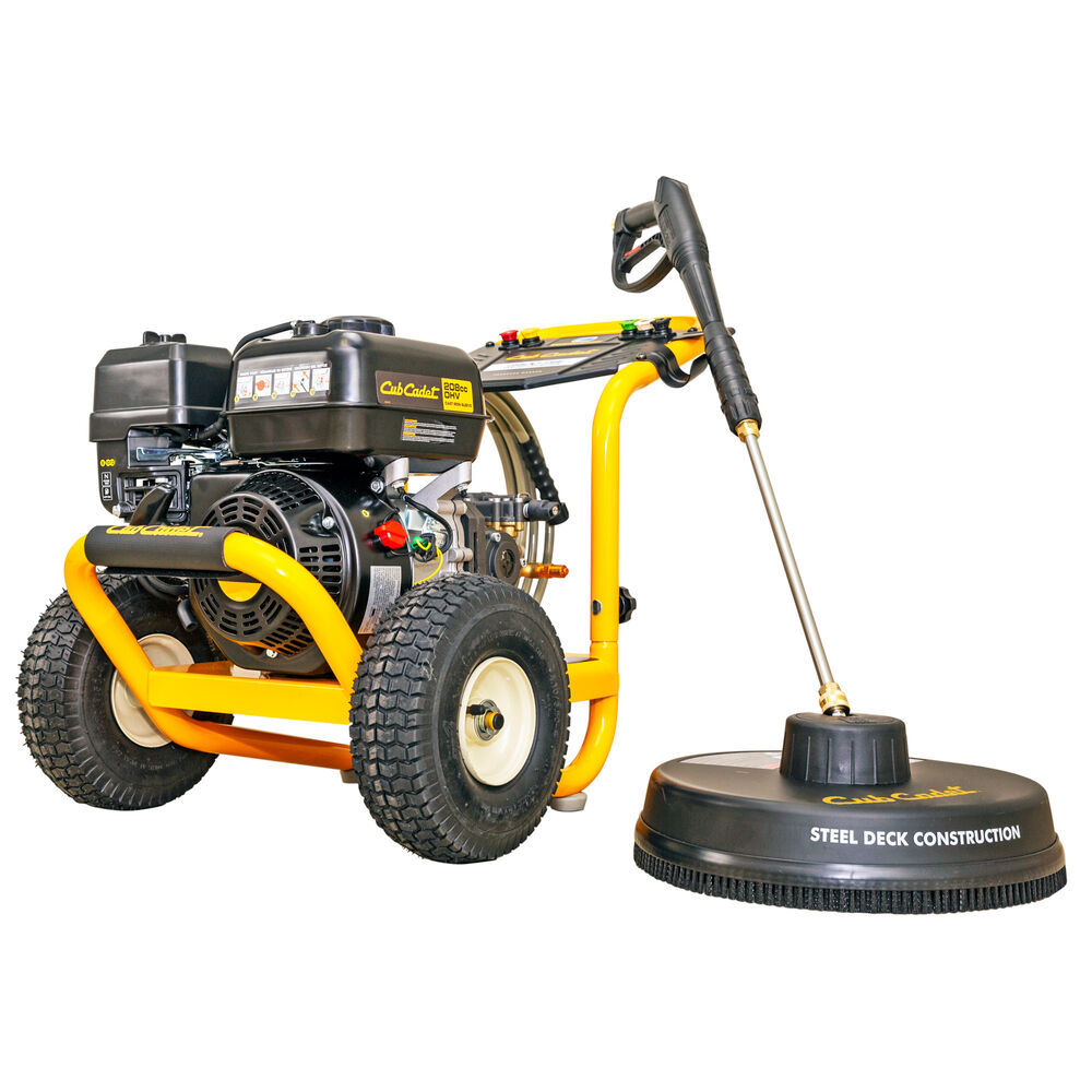 Cub Cadet CC3400SC 3400PSI Premium Pressure Washer with 10" Surface