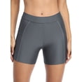 thumbnail image 3 of Charmo Swim Shorts for Women with Pockets High Waisted Swimsuit Shorts Board Shorts, 3 of 7