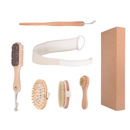 Little Dedi – Ensemble Premium 3 En 1 Pour Bébé : Brosse Poils De Chèvre + Poils De Bambou + Peigne Bois De Hêtre – Soin Doux Anti-Croûtes De Lait