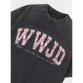 thumbnail image 4 of He Would Love First Floral Letters Vintage Inspired Christian Religious Graphic T-Shirt, 4 of 6