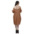 thumbnail image 4 of Moomaya Robes de Soirée pour Femmes Grande Taille à Manches Volantées Vêtements Décontractés, 4 of 4