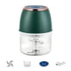 thumbnail image 4 of Machacador de ajo y picadora de carne eléctrico | Picadora de acero inoxidable de 6 cuchillas | Batería recargable de 1200 mAh | Pica ajo, hierbas y verduras rápidamente | Incluye 1 unidad, 4 of 4