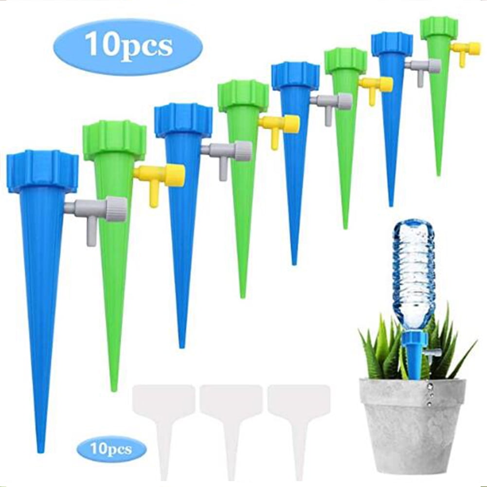 Siyoer 10pcs Vegetation Spikes Automatic Watering Potted Plant