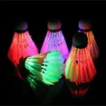 thumbnail image 4 of 4Pcs Lighting Badminton Dark Night Colorful LED Lighting Sport Badminton Light Spot Shuttle cock Accessories shuttlecock Red, 4 of 6