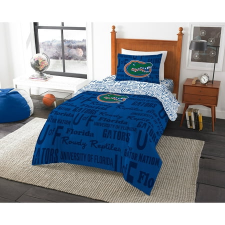 ncaa university of florida gators bed in a bag complete bedding set