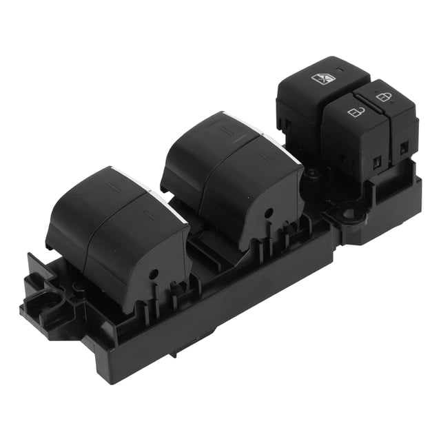 Interruptor de ventana eléctrica único para el lado del conductor delantero izquierdo para Toyota Highlander 2018 Negro