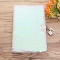 thumbnail image 4 of Shisuyan PET Sequin Notebook Notepad Memo Notebook with Lock Note Pads Schedule Checklist for Diary Journal Travel (Light Pink), 4 of 8
