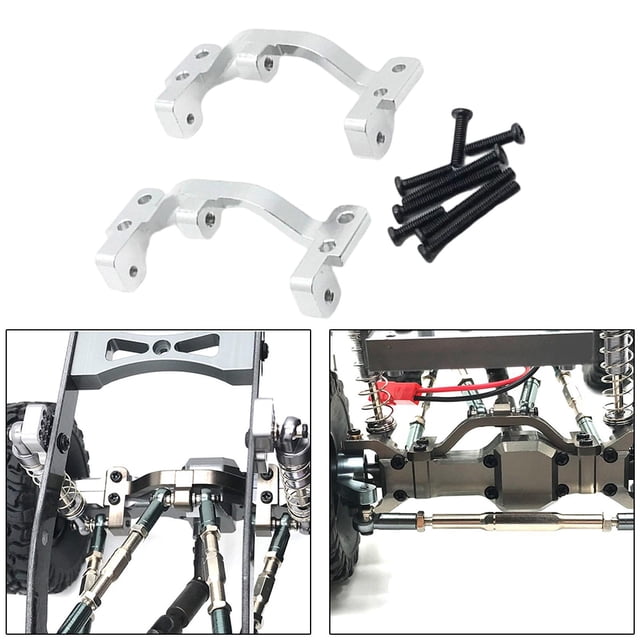 Asiento de 1:16 Hugo Piezas de actualización de automóviles RC Color plata Base de barra de tirón
