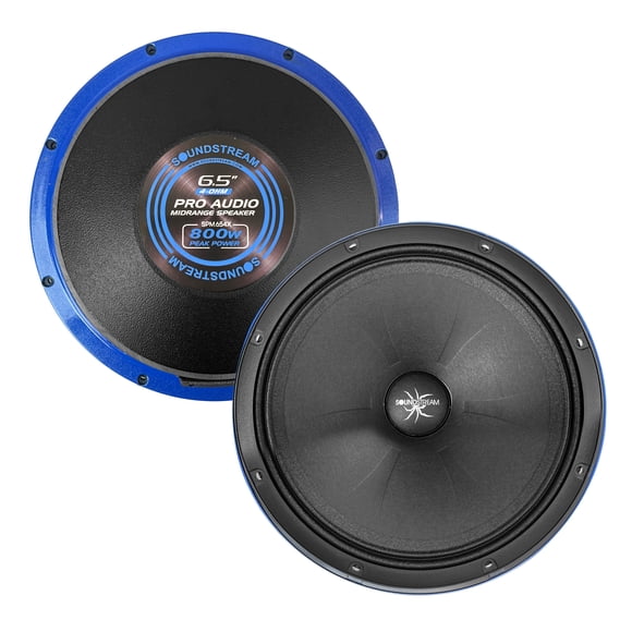 Par Bocinas 6.5 Pro Audio Soundstream Spm.654x Medio Rango 800w Max 225w Rms 4 Ohm Alta Potencia Car Audio