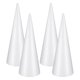 thumbnail image 1 of 4 conos de espuma para manualidades, material de espuma en blanco, cono de espuma para arte, base de cono de espuma, proyecto de cono de espuma, adorno de cono de espuma, 1 of 8