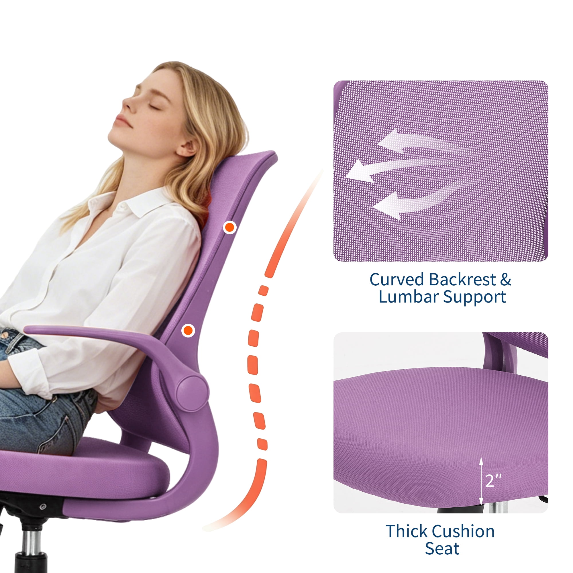 ergonomic swivel office chair adjustable product
