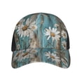 thumbnail image 4 of Curved Design Along The Top Of The Baseball Cap Reinforced Adjustable Breasted Four Seasons Available Turquoise Wood Farmhouse Sunflowers (11), 4 of 8