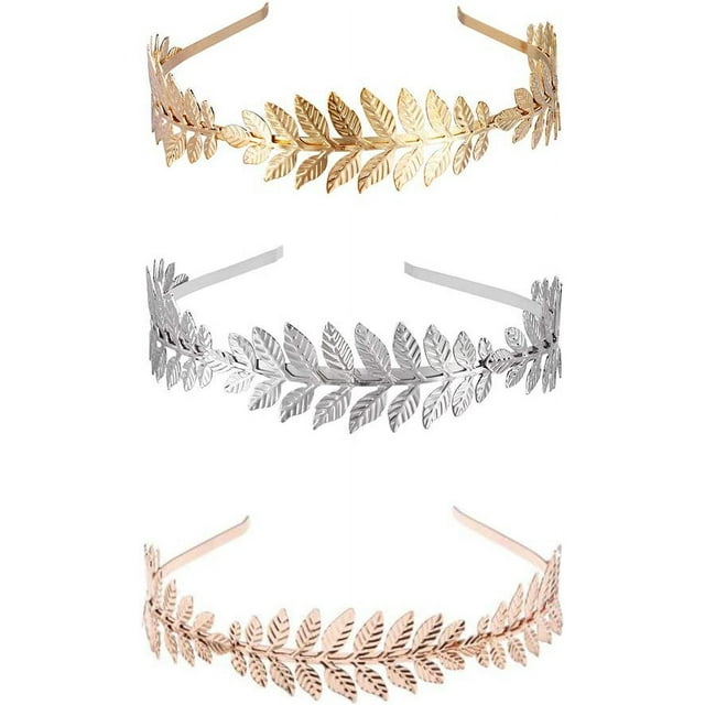 Accesorios para el Cabello de Boda Diadema de Hoja Corona de Laurel MACHAO Oro Plata Oro Rosa