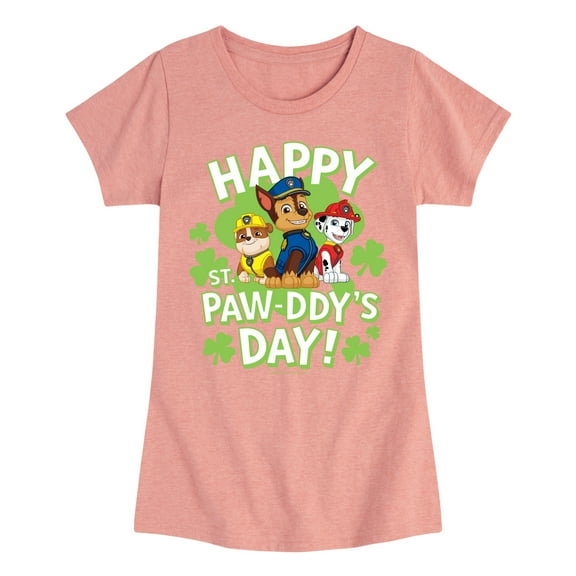 Nickelodeon - Paw Patrol - St. Patrick's Day - Happy St. Paw-ddy's Day - Toddler And Youth Girls Short Sleeve Graphic T-Shirt
