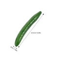 thumbnail image 2 of Phenofice 4Pcs Lifelike Simulation Cucumber Models for Home and Commercial Food Prop Displays, 2 of 6