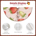 thumbnail image 3 of Defioc Strawberries for Christmas Tree Skirt Snowman Xmas Tree Skirt Farmhouse Christmas Decorations Tree Mat for Holiday Party Decor-30", 3 of 6