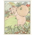 thumbnail image 2 of Leonard Leslie Brooke 12x14 Black Ornate Wood Framed Double Matted Museum Art Print Titled: The Story of the Three Little Pigs Pl 4 (1904), 2 of 5