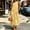 Yellow, variant on QUNYINEY Womens Sundresses Casual Summer Long Striped Sleeveless A Line Dress Flowy with Pockets Loose Fit Crew Neck Dresses S-2XL