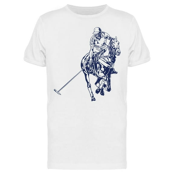 Polo Sport Drawing T-Shirt Men -Image by Shutterstock, Male 3X-Large