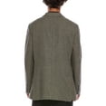 thumbnail image 2 of TODD SNYDER mens  Flannel Houndstooth Wool Jacket, 40R, Tan, 2 of 5