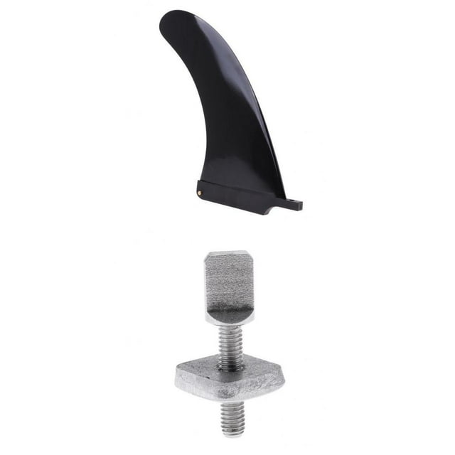 S SERENABLE Aileron Central Universel de Surf avec Vis pour Longboard Planche de Surf 199mm