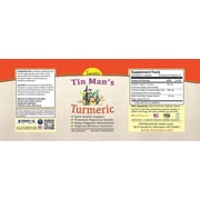 Tin Man's Turmeric | Fast Acting Joint Support Supplement - Glucosamine Chondroitin Supplements MSM Complex - with Boswellia, Quercetin for Joints, Bones, Knees & Mobility - Iwalu USA - 180 Capsules