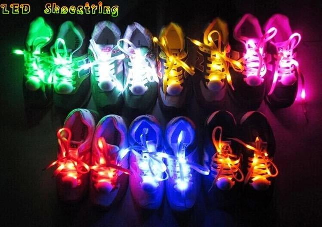 LED Shoelaces Casual Sneaker Shoe 