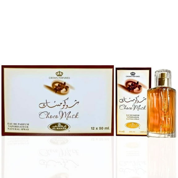Choco Musk EDP Spray 50ML (1.7 OZ) By Al Rehab | Indulge In The Irresistible Blend Of Musk And Chocolate. (BOX OF 12)