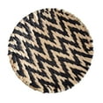 thumbnail image 4 of Cesta de pared tejida colgante, decoración única, arte de pared, cesta de algas marinas, plana, rústica 30 cm estilo B, 4 of 9
