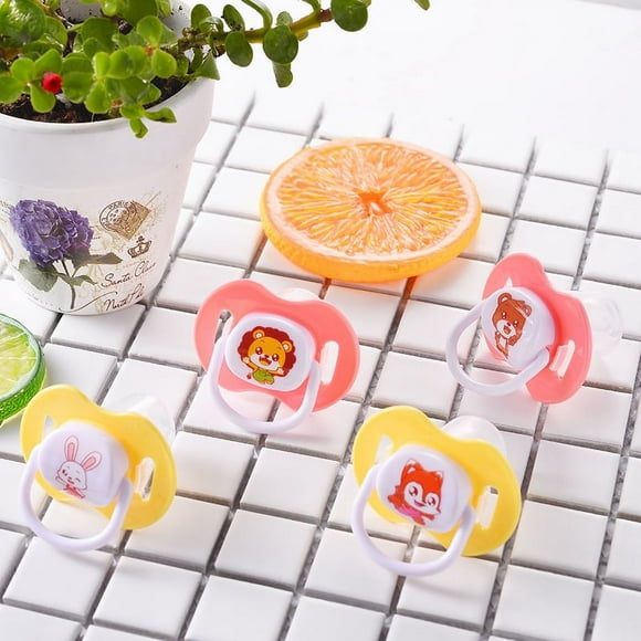 Chupete de bebé de silicona con dibujos animados para dormir, chupete para bebé recién nacido con funda