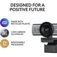thumbnail image 6 of Logitech MX Brio Ultra HD 4K Collaboration and Streaming Webcam, 1080p at 60 FPS, Dual Noise Reducing Mics, Show Mode, USB-C, Graphite, 6 of 7