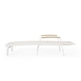 thumbnail image 2 of Christopher Knight Home Oxton Outdoor Aluminum Chaise Lounge (Set of 4) by  White, 2 of 4