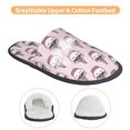 thumbnail image 3 of KLL Cute Cupcake Slippers for Women Men House Slip on Indoor Outdoor Bedroom Furry Fleece Lined Ladies Comfy Anti-Skid Rubber Hard Sole-Large, 3 of 8