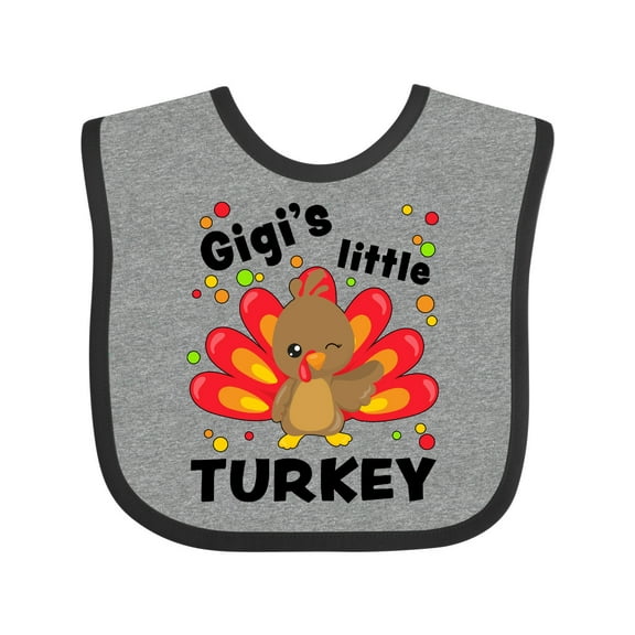 Inktastic Gigi's Little Turkey Boys or Girls Baby Bib