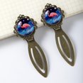 thumbnail image 3 of Starry Flamingos Book Marks and Bookmarks Set: Vintage Copper-Colored Lace Stainless Steel Accessories, Ideal Gifts for Readers and Book Lovers, 3 of 5